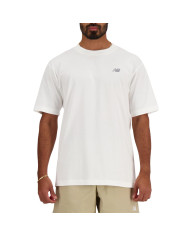 Koszulka męska New Balance S/S NEW BALANCE SMALL LOGO MT41509WT Biała - Sklep online Mastersport