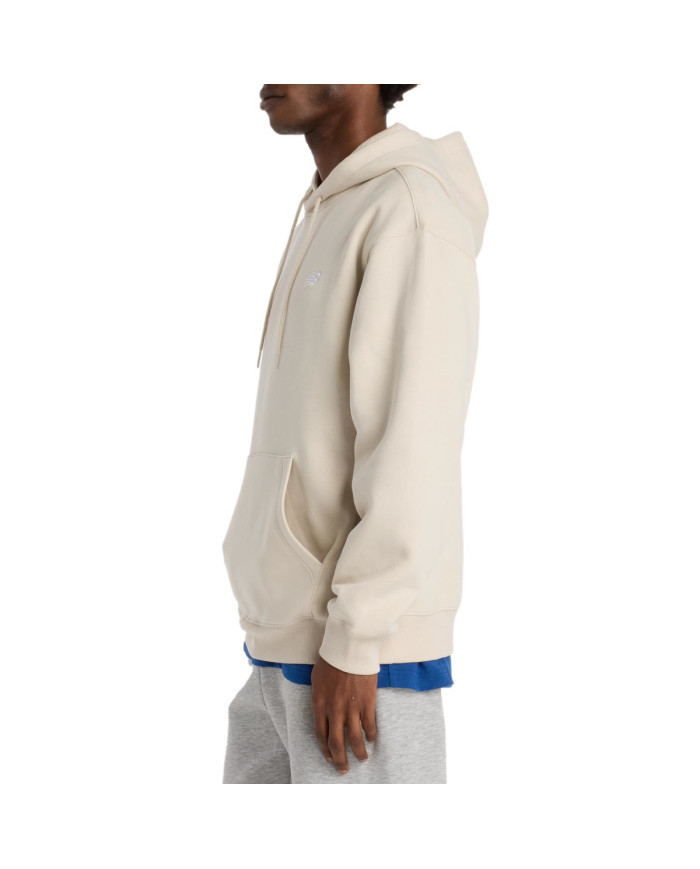 Bluza męska New Balance SPORT ESSENTIALS FLEECE HOODI TWF MT41511TWF Beżowa - Sklep online Mastersport