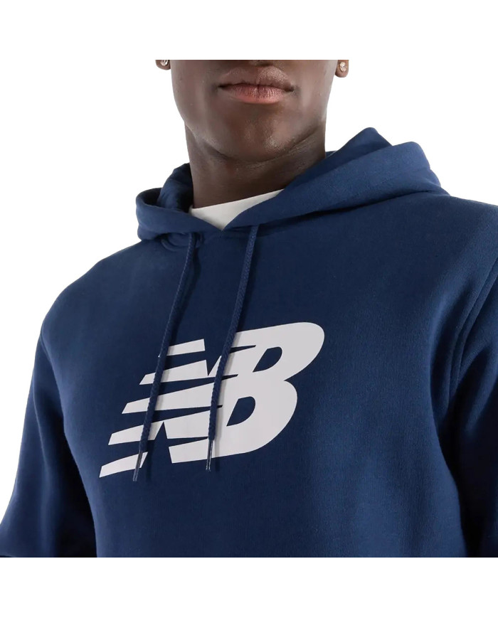 Bluza męska New Balance SPORT CORE BRUSHED HOODIE MT43904NNY Granatowa - Sklep online Mastersport