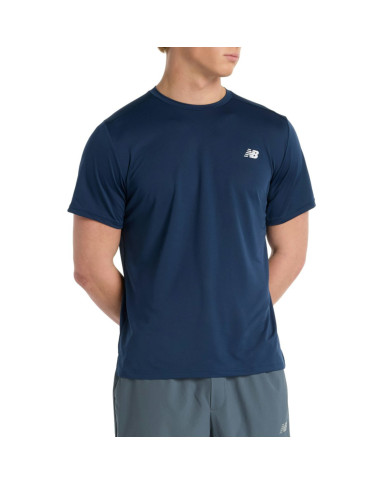 Koszulka męska New Balance SPORT SHORT SLEEVE T-SHIRT MT51801NNY Niebieska - Sklep online Mastersport