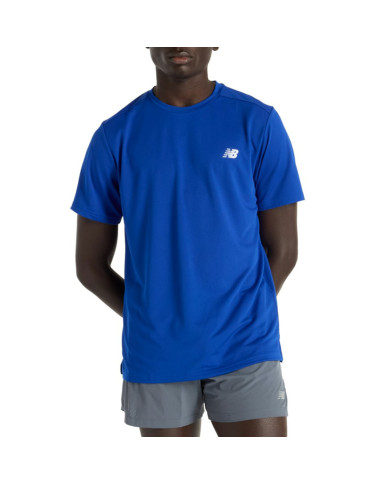 Koszulka męska New Balance SPORT SHORT SLEEVE T-SHIRT MT51801TRY Niebieska - Sklep online Mastersport