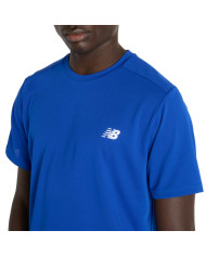 Koszulka męska New Balance SPORT SHORT SLEEVE T-SHIRT MT51801TRY Niebieska - Sklep online Mastersport