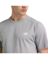 Koszulka męska New Balance SPORT SHORT SLEEVE T-SHIRT MT51801YST Szara - Sklep online Mastersport