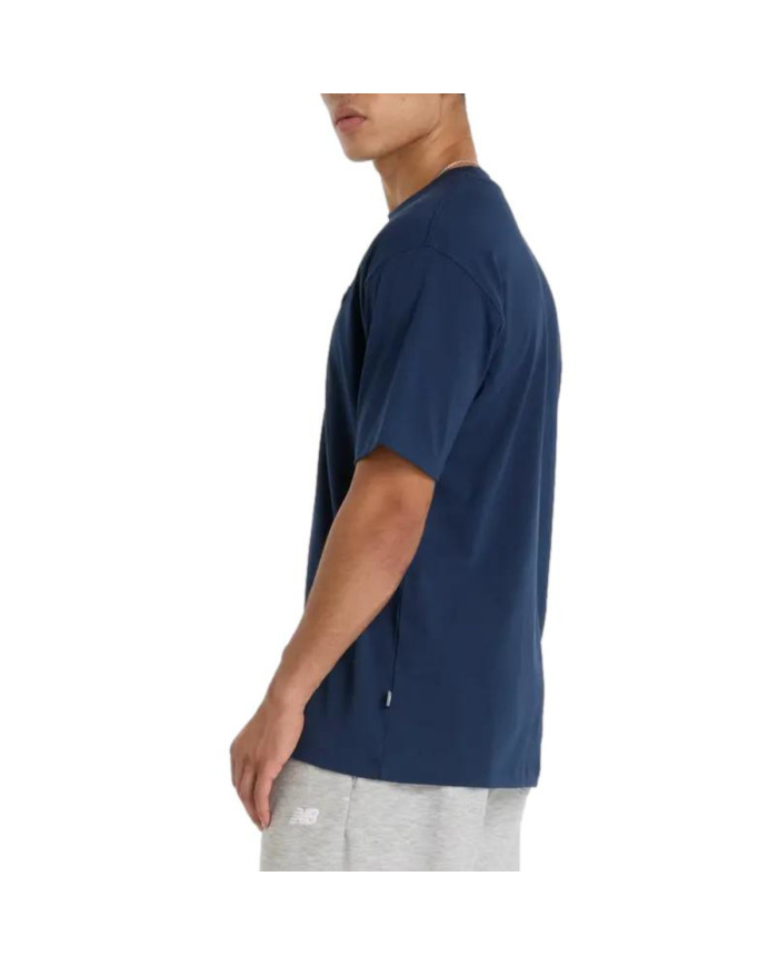 Koszulka męska New Balance LEFT CHEST SHOE SKETCH T-S MT53962NNY Granatowa - Sklep online Mastersport