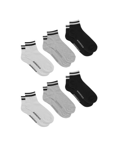 Skarpetki męskie Monotox ANKLE STRIPES 6 MX11012 Szare - Sklep online Mastersport