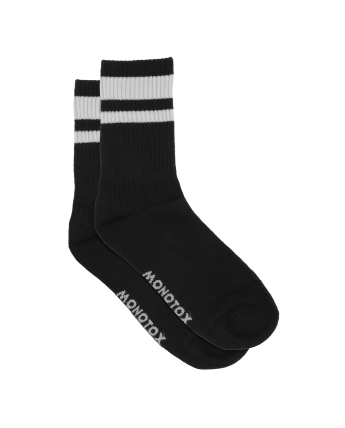 Skarpetki męskie Monotox HIGH STRIPES MONO 3 MX11018 Czarne - Sklep online Mastersport