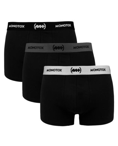 Bielizna męska Monotox TRUNK 3P MX21060 Czarna - Sklep online Mastersport
