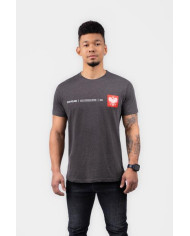 Koszulka męska Monotox TP MINI EAGLE GRAPH MELANGE MX22051 Szara - Sklep online Mastersport