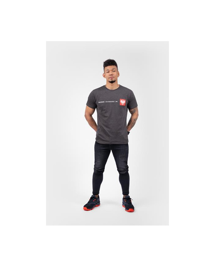 Koszulka męska Monotox TP MINI EAGLE GRAPH MELANGE MX22051 Szara - Sklep online Mastersport