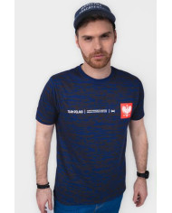 Koszulka męska Monotox TP MINI EAGLE CAMO 1 LIGHT NAVY MX22052 Niebieska - Sklep online Mastersport