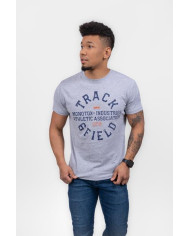 Koszulka męska Monotox TRACK&FIELD GRAY MELANGE MX22078 Szara - Sklep online Mastersport