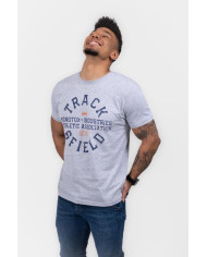 Koszulka męska Monotox TRACK&FIELD GRAY MELANGE MX22078 Szara - Sklep online Mastersport