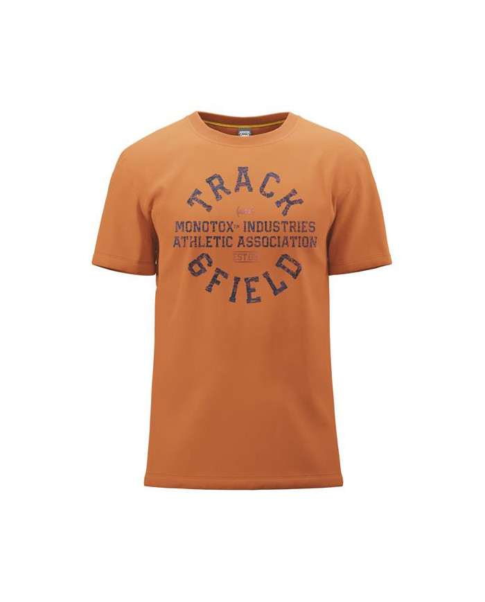 Koszulka męska Monotox TRACK&FIELD PAPRIKA MX22080 Pomarańczowa - Sklep online Mastersport