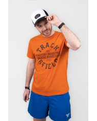 Koszulka męska Monotox TRACK&FIELD PAPRIKA MX22080 Pomarańczowa - Sklep online Mastersport