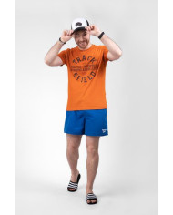 Koszulka męska Monotox TRACK&FIELD PAPRIKA MX22080 Pomarańczowa - Sklep online Mastersport
