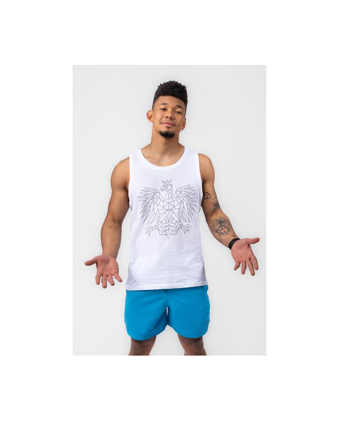 Koszulka męska Monotox TP EAGLE MX22086 Biała - Sklep online Mastersport