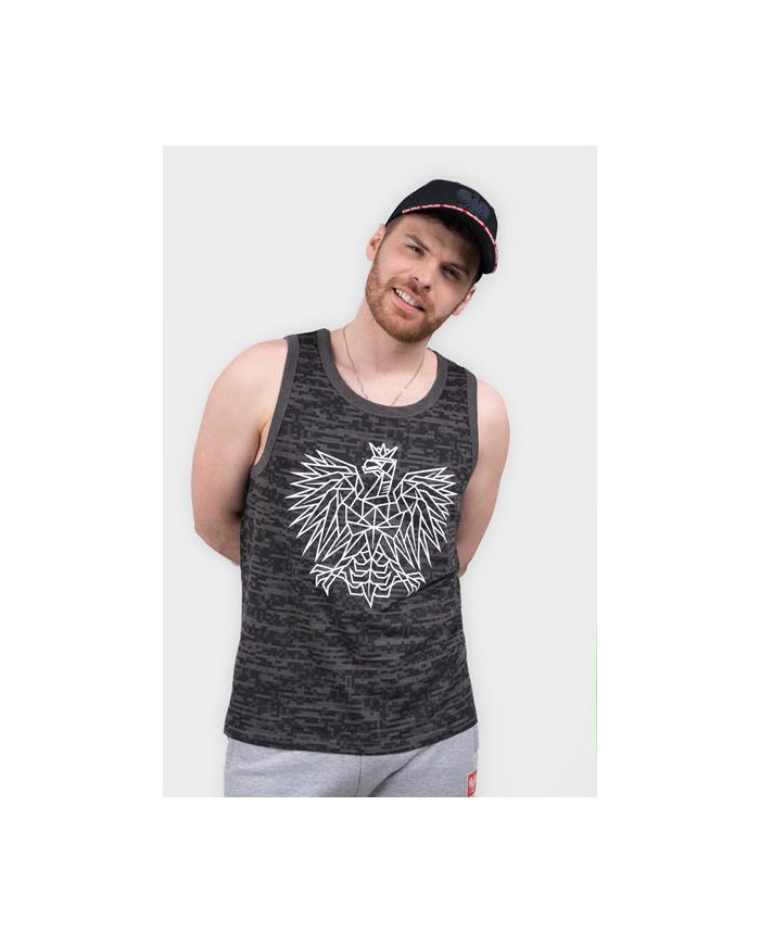 Koszulka męska Monotox TP EAGLE CAMO MX22087 Szara - Sklep online Mastersport