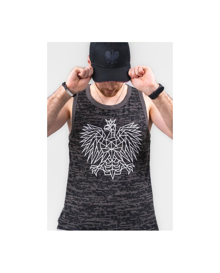 Koszulka męska Monotox TP EAGLE CAMO MX22087 Szara - Sklep online Mastersport