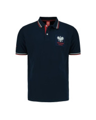 Koszulka męska Monotox POLO TP EAGLE MX22092 Niebieska - Sklep online Mastersport