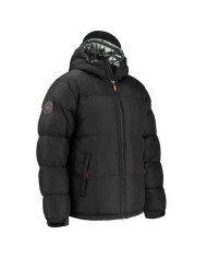 Kurtka męska Monotox PUFFER H BLACK MX22122 Czarna - Sklep online Mastersport