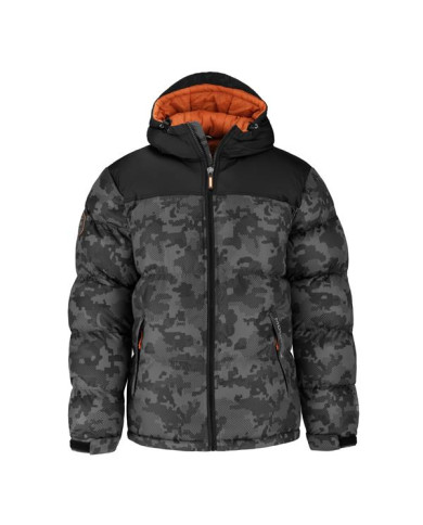 Kurtka męska Monotox PUFFER H BLACK CAMO MX22123 Szara - Sklep online Mastersport
