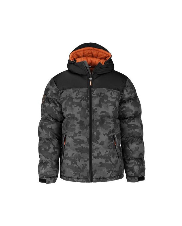 Kurtka męska Monotox PUFFER H BLACK CAMO MX22123 Szara - Sklep online Mastersport