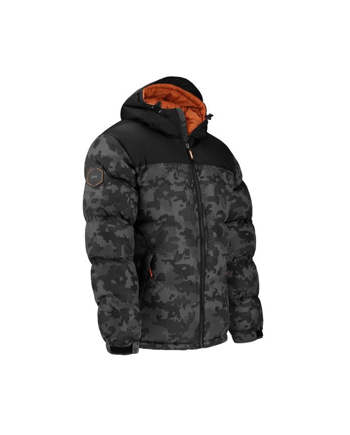 Kurtka męska Monotox PUFFER H BLACK CAMO MX22123 Szara - Sklep online Mastersport