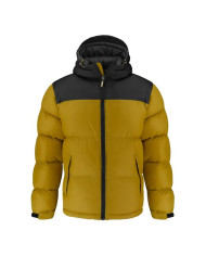 Kurtka męska Monotox PUFFER H MUSTARD BLACK MX22124 Żółta - Sklep online Mastersport