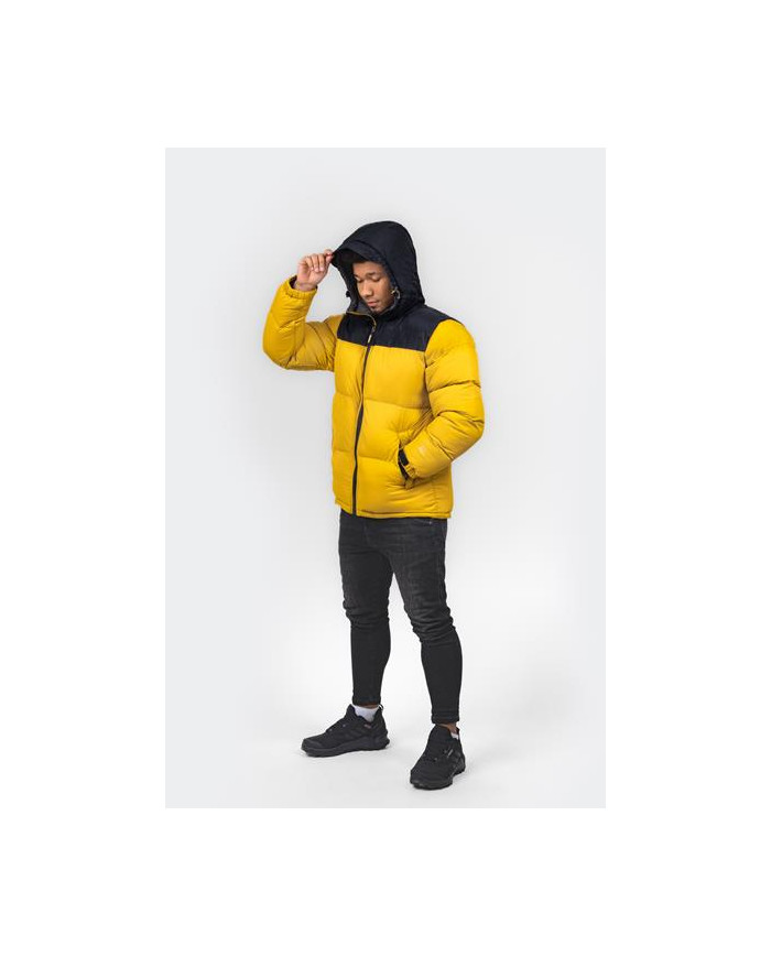 Kurtka męska Monotox PUFFER H MUSTARD BLACK MX22124 Żółta - Sklep online Mastersport