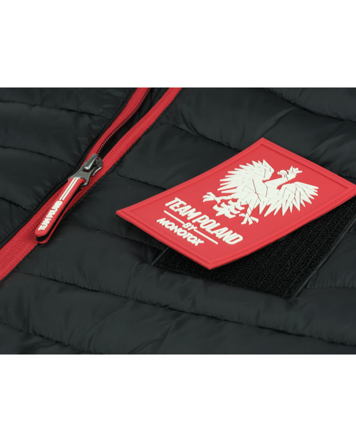 Kurtka męska Monotox INSULATOR BLACK / RED MX23070 Czarna - Sklep online Mastersport