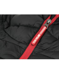 Kurtka męska Monotox INSULATOR BLACK / RED MX23070 Czarna - Sklep online Mastersport