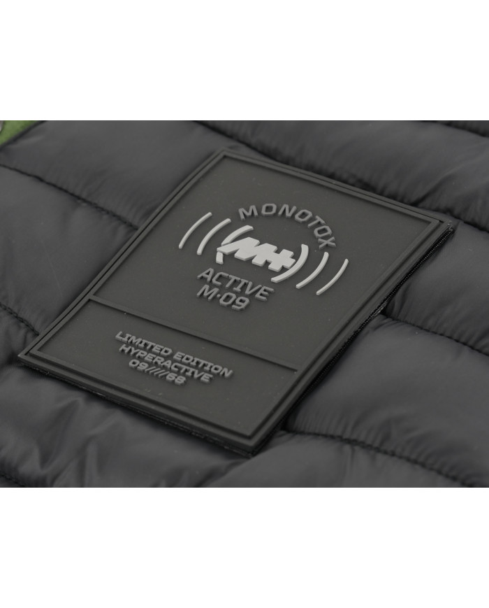 Kurtka męska Monotox INSULATOR BLACK / GREEN MX23071 Czarna - Sklep online Mastersport