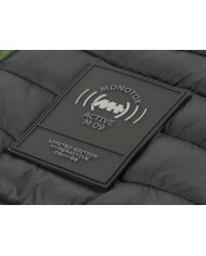 Kurtka męska Monotox INSULATOR BLACK / GREEN MX23071 Czarna - Sklep online Mastersport