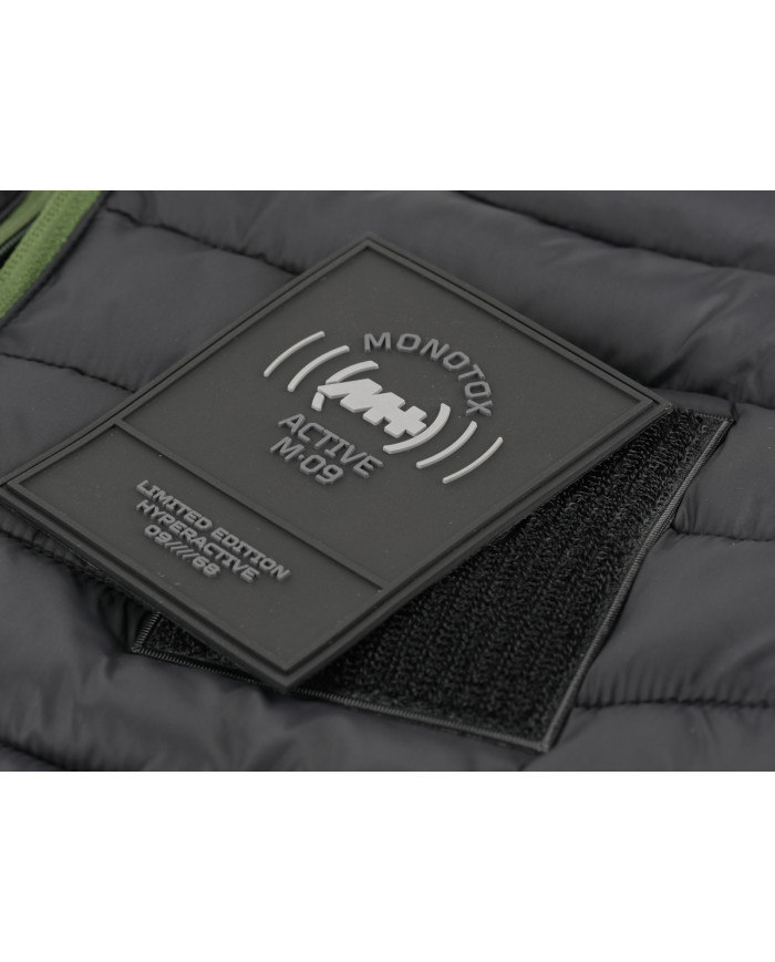 Kurtka męska Monotox INSULATOR BLACK / GREEN MX23071 Czarna - Sklep online Mastersport