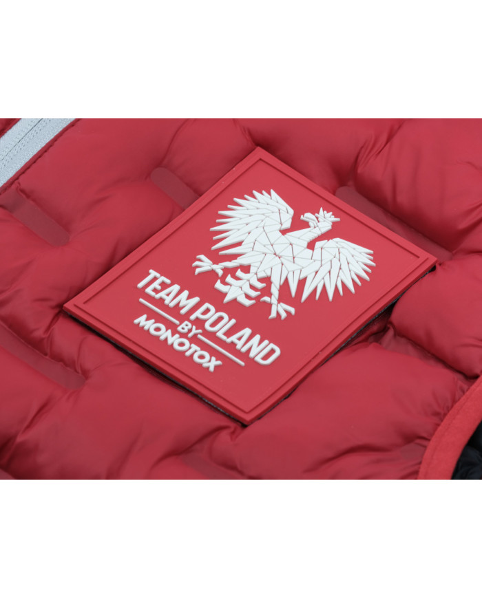 Kamizelka męska Monotox VEST INSULATOR GLUED RED / BLACK / RED MX23079 Czerwona - Sklep online Mastersport