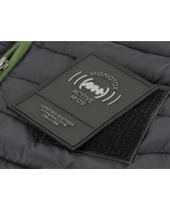 Kamizelka męska Monotox VEST INSULATOR BLACK / GREEN MX23083 Czarna - Sklep online Mastersport