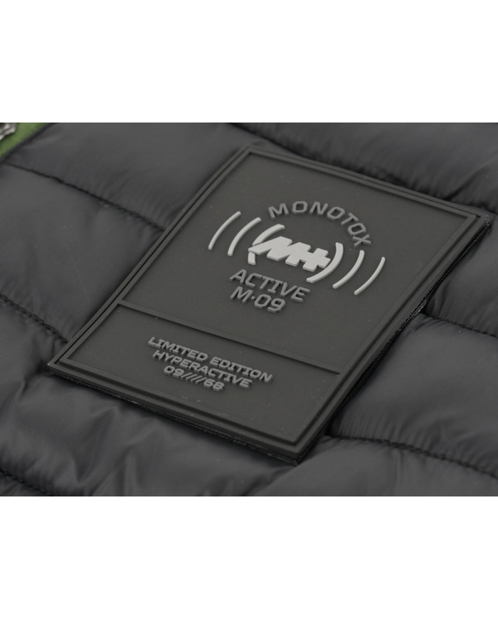 Kamizelka męska Monotox VEST INSULATOR BLACK / GREEN MX23083 Czarna - Sklep online Mastersport