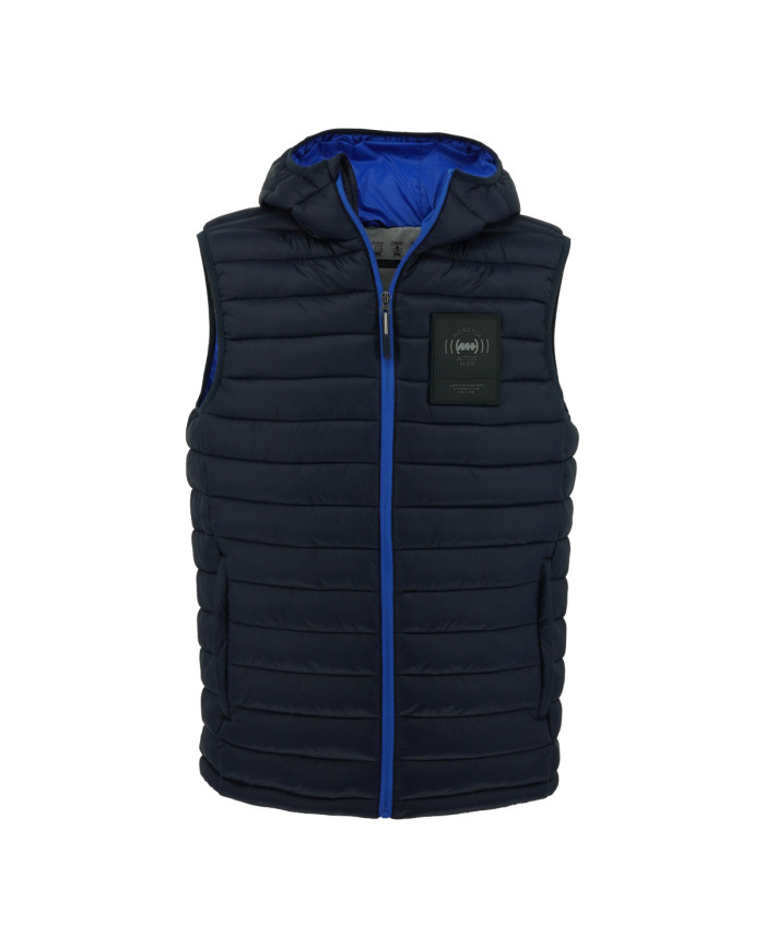 Kamizelka męska Monotox VEST INSULATOR NAVY / BLUE MX23086 Czarna - Sklep online Mastersport