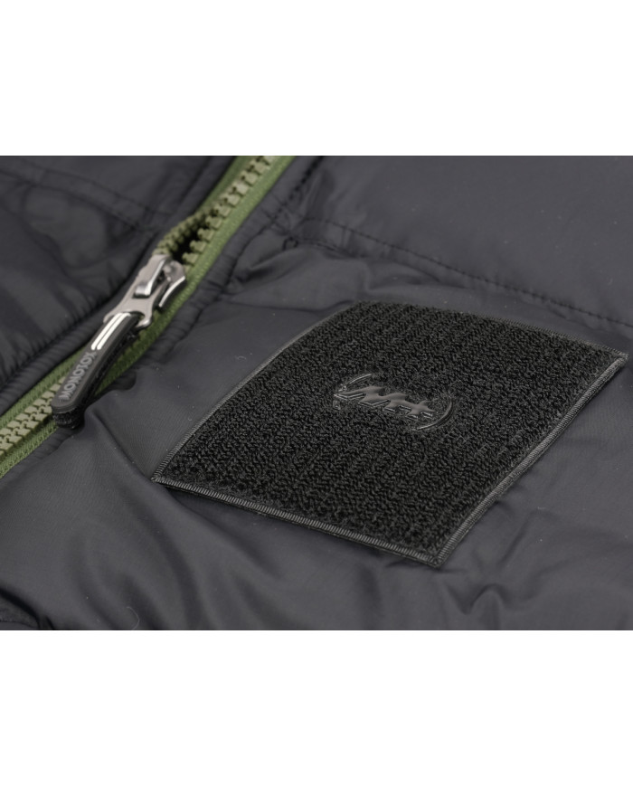 Kamizelka męska Monotox VEST PUFFER BLACK / GREEN MX23089 Czarna - Sklep online Mastersport