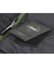 Kamizelka męska Monotox VEST PUFFER BLACK / GREEN MX23089 Czarna - Sklep online Mastersport