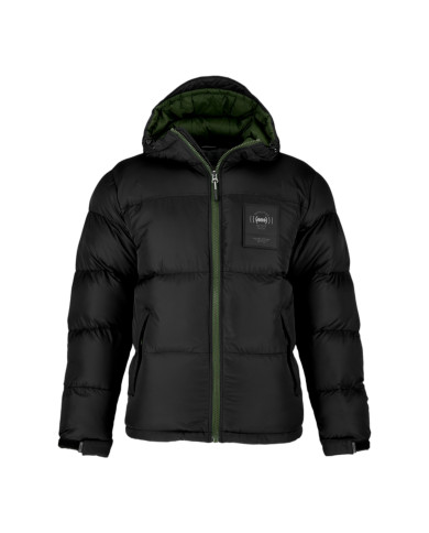 Kurtka męska Monotox PUFFER BLACK / GREEN MX23090 Czarna - Sklep online Mastersport