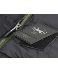 Kurtka męska Monotox PUFFER BLACK / GREEN MX23090 Czarna - Sklep online Mastersport