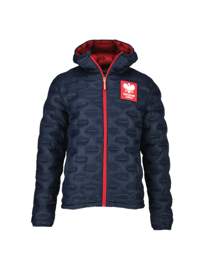 Kurtka męska Monotox INSULATOR GLUED NAVY / RED MX23094 Granatowa - Sklep online Mastersport
