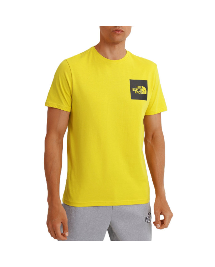 Koszulka męska The North Face M FINE TEE NF00CEQ57601 Żółta - Sklep online Mastersport