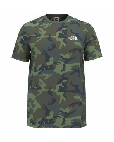 Koszulka męska The North Face M S/S SIMPLE DOME TEE NF0A2TX5287 Zielona - Sklep online Mastersport