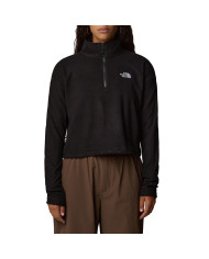 Bluza damska The North Face W 100 GLACIER CROP 1/4 NF0A855N4H0 Czarna - Sklep online Mastersport