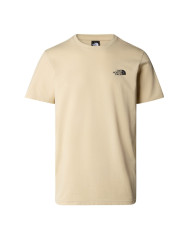 Koszulka męska The North Face M S/S SIMPLE DOME TEE NF0A87NG3X4 Beżowa - Sklep online Mastersport