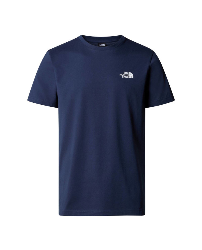 Koszulka męska The North Face M S/S SIMPLE DOME TEE NF0A87NG8K2 Niebieska - Sklep online Mastersport