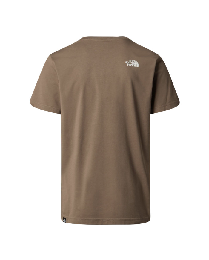 Koszulka męska The North Face M SS SIMPLE DOME TEE NF0A87NGBOW Brązowa - Sklep online Mastersport