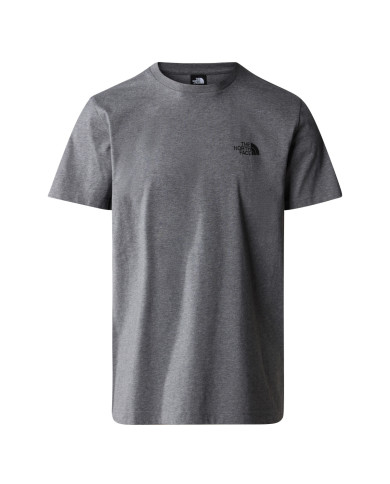 Koszulka męska The North Face M SS SIMPLE DOME TEE NF0A87NGDYY Szara - Sklep online Mastersport